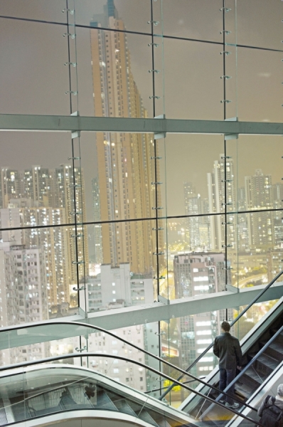 Photograph Simon Stock Escalator Hong Kong on One Eyeland